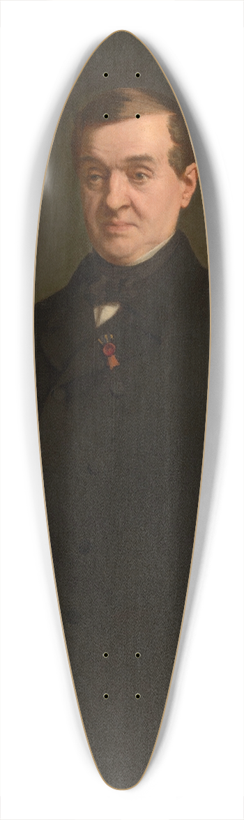 Alexandre Nestor Nicolas Robert - The Painter Jean Baptiste Madou 39.3 inch art pintail longboard deck