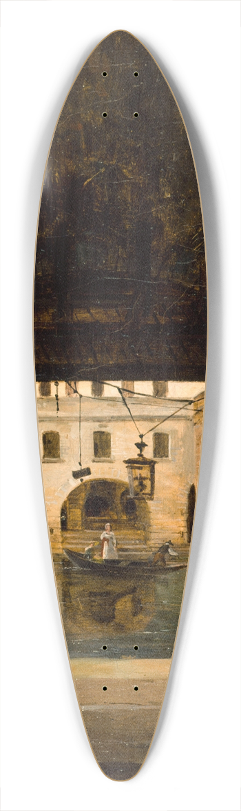Alexandre Pau de Saint-Martin - Les cagnards de lHtel-Dieu 39.3 inch art pintail longboard deck