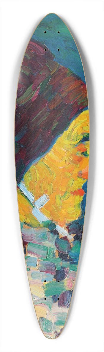 Alexej von Jawlensky - Madame Sid 39.3 inch art pintail longboard deck