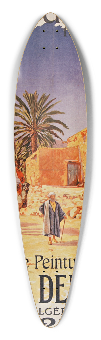 Alexis-Auguste Delahogue - A la Bodinire 39.3 inch art pintail longboard deck