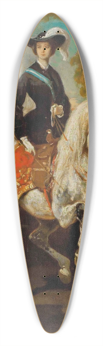 Alfred De Dreux - Limpratrice Eugnie 39.3 inch art pintail longboard deck