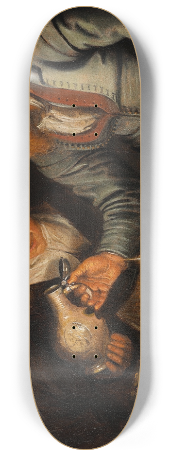 Jan Miense Molenaer - The Five Senses,Sight 8.25 inch art skate deck
