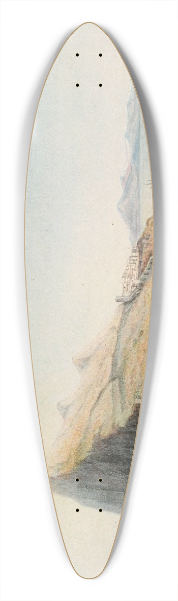 Alfred Frdol - Mer calme 39.3 inch art pintail longboard deck