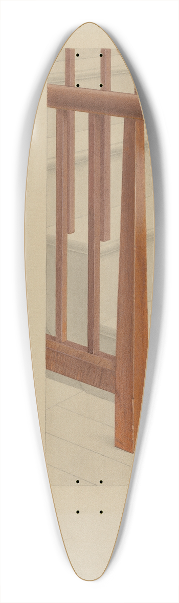 Alfred H. Smith - Newel Post 39.3 inch art pintail longboard deck