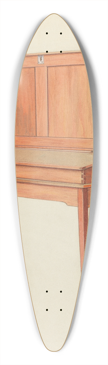 Alfred H. Smith - Shaker Desk 39.3 inch art pintail longboard deck