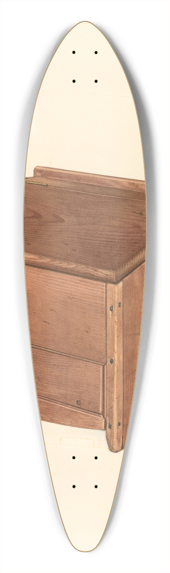 Alfred Koehn - Bible Box 39.3 inch art pintail longboard deck