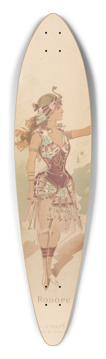 Alfredo Edel - Rodope 39.3 inch art pintail longboard deck