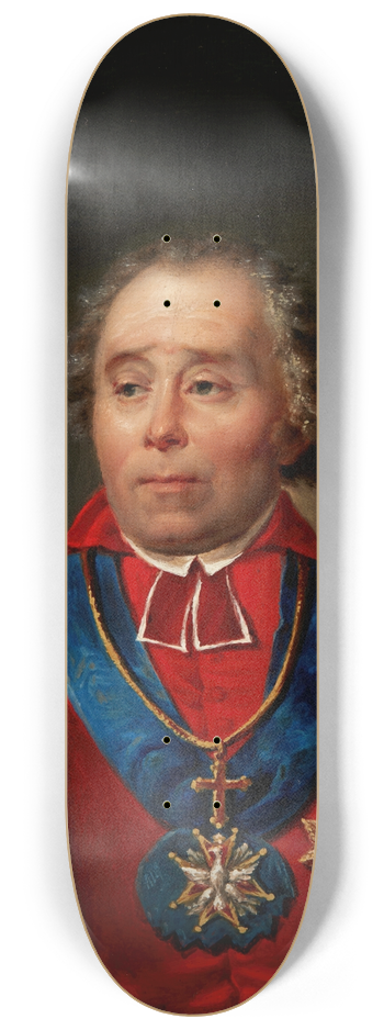 Jan Nepomucen Bizaski - Portrait of Jan Pawe Woronicz 8.25 inch art skate deck