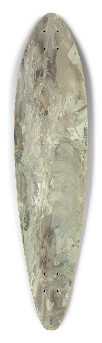Alfred Philippe Roll - La vague 39.3 inch art pintail longboard deck