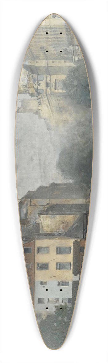 Alfred Smith - After The Rain 39.3 inch art pintail longboard deck