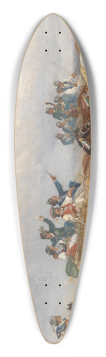 Alfred Steinacker - Ungarischer Hochzeitswagen 39.3 inch art pintail longboard deck