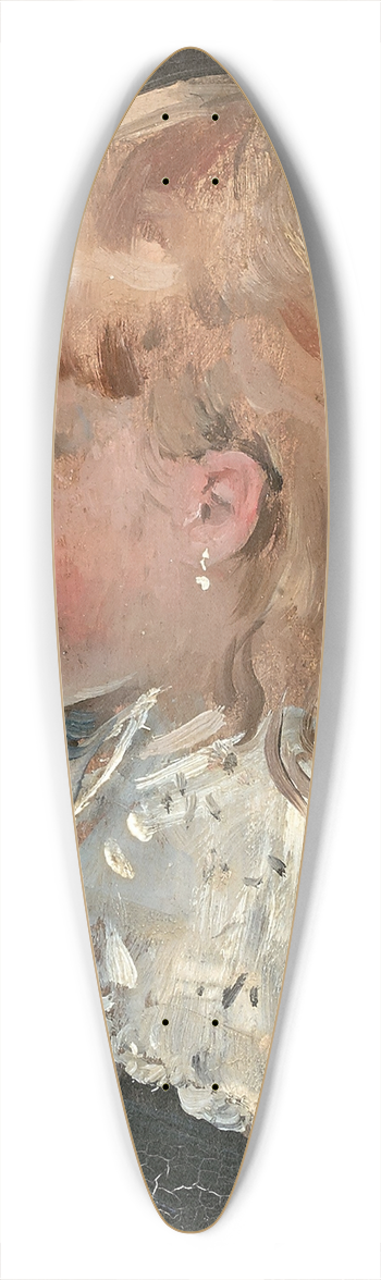Alfred Stevens - Portrait dAlice Gamby 39.3 inch art pintail longboard deck
