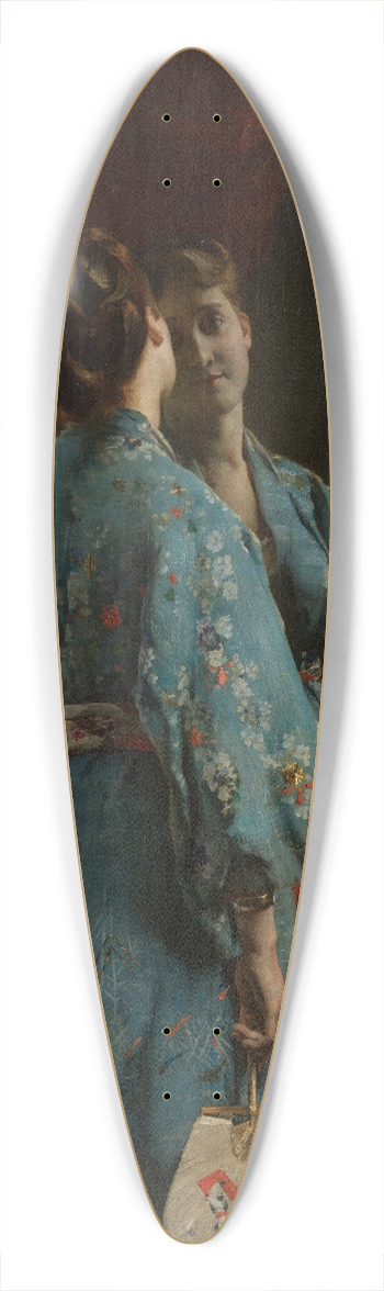 Alfred Stevens - The Japanese Robe 39.3 inch art pintail longboard deck