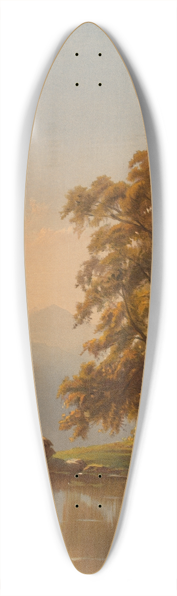 Alfred Thompson Bricher - Autumn 39.3 inch art pintail longboard deck