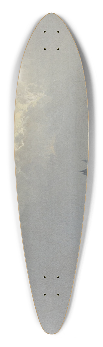 Alfred Thompson Bricher - Seascape 39.3 inch art pintail longboard deck