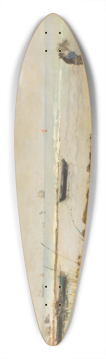 Alfred Wahlberg - On the Beach 39.3 inch art pintail longboard deck