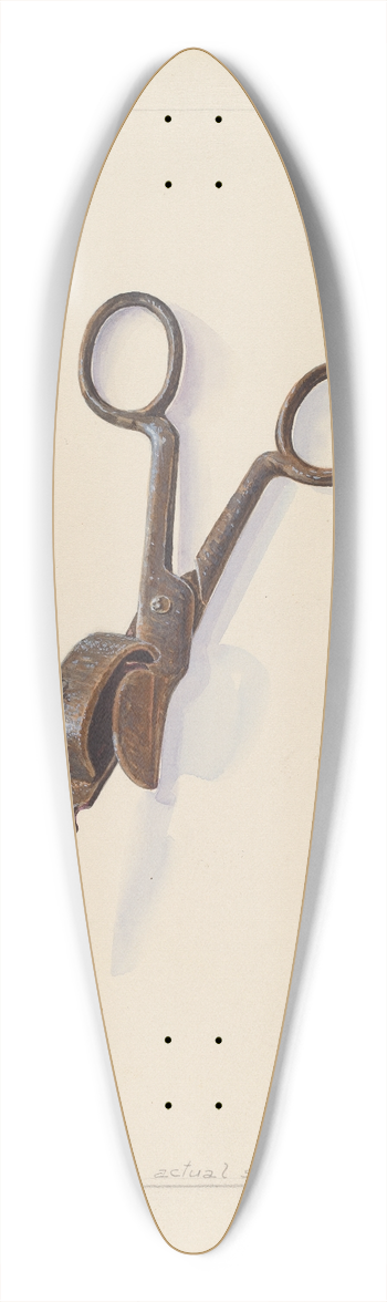 Alfred Walbeck - Candle Snuffer 39.3 inch art pintail longboard deck