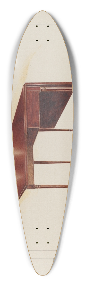 Alfred Walbeck - Table 39.3 inch art pintail longboard deck