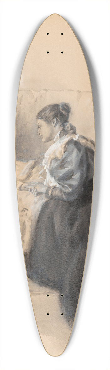 Alice Barber Stephens - Sometime 39.3 inch art pintail longboard deck