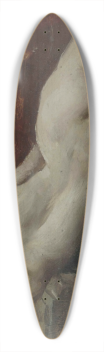 Allan Douglas Davidson - Reclining nude 39.3 inch art pintail longboard deck