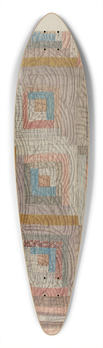 Alois E. Ulrich - Patchwork Quilt 39.3 inch art pintail longboard deck