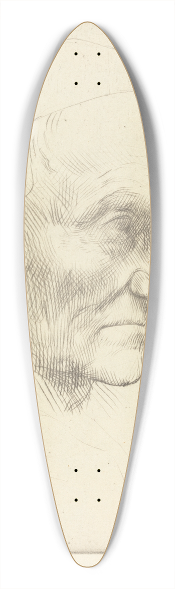 Alphonse Legros - Cardinal Manning, 3rd plate 39.3 inch art pintail longboard deck