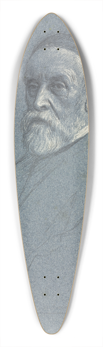 Alphonse Legros - George Frederick Watts, R.A. 39.3 inch art pintail longboard deck