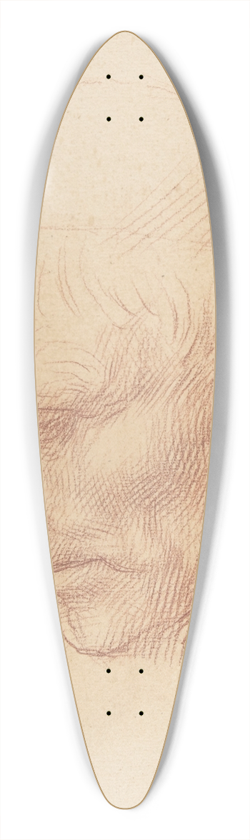 Alphonse Legros - Head of a Beadle 39.3 inch art pintail longboard deck