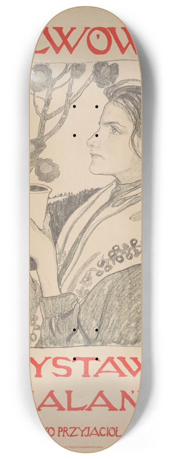 Jan Rembowski - Wystawa Podhalaska Towarzystwa Przyjaci Sztuk Piknych 8.25 inch art skate deck