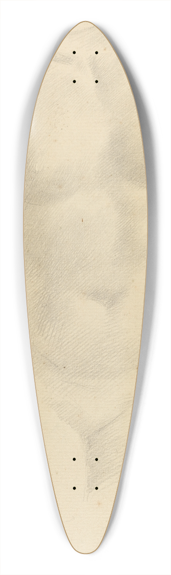 Alphonse Legros - Torso 39.3 inch art pintail longboard deck