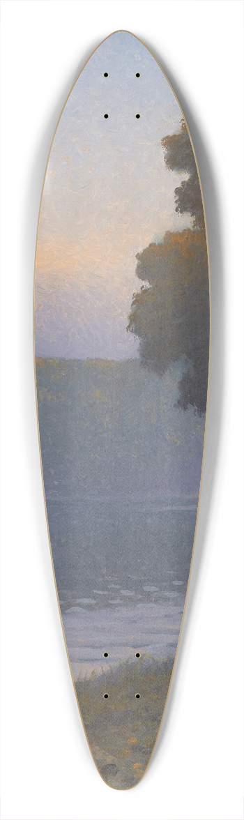 Alphonse Osbert - Le soir sur ltang 39.3 inch art pintail longboard deck