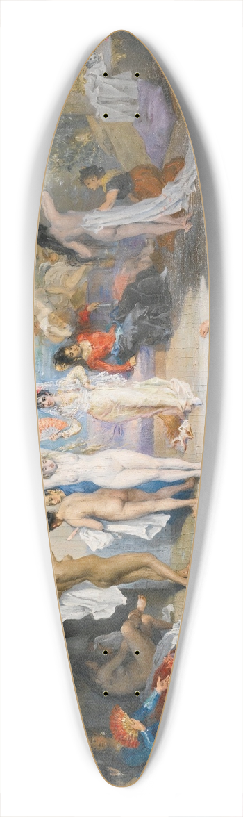 A L Prevost - In the baths 39.3 inch art pintail longboard deck