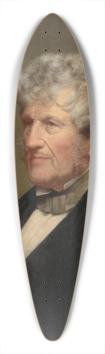 Alvan Clark - Robert Hare 39.3 inch art pintail longboard deck