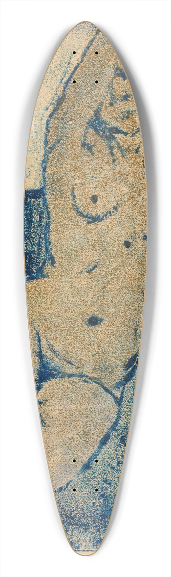 Alvar Cawn - Model 39.3 inch art pintail longboard deck