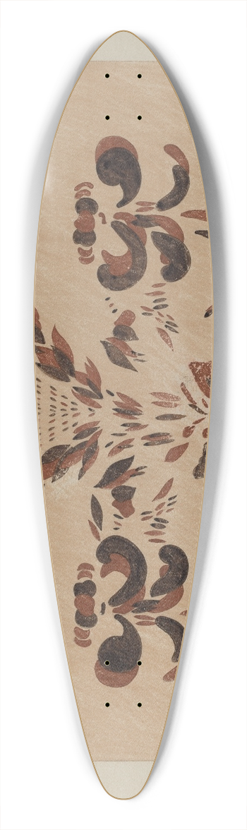 Alvin M. Gully - Free Hand Wall Decoration 39.3 inch art pintail longboard deck