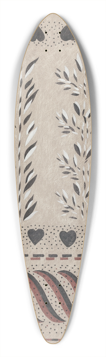 Alvin M. Gully - Wall Decoration 39.3 inch art pintail longboard deck