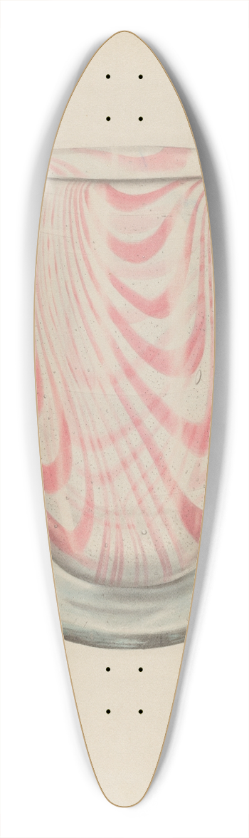 Alvin Shiren - Vase 39.3 inch art pintail longboard deck