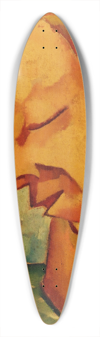 Amadeo de Souza-Cardoso - The poor fool 39.3 inch art pintail longboard deck