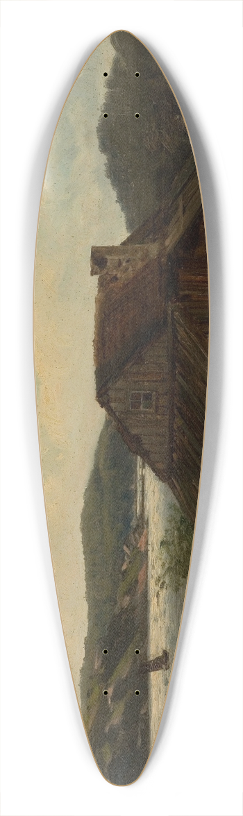 Amaldus Nielsen - Fra Sponga, Mandal 39.3 inch art pintail longboard deck