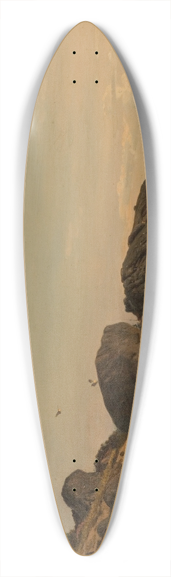 Amaldus Nielsen - Hobde, Mandal 39.3 inch art pintail longboard deck