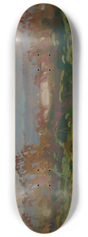 Jan Stanislawski - Dusk at the Dnieper River 8.25 inch art skate deck