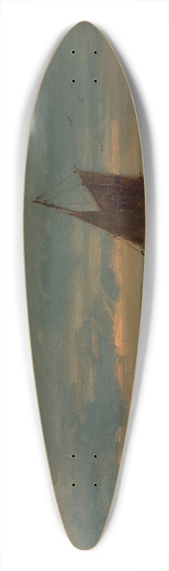 Amaldus Nielsen - Losskyte 39.3 inch art pintail longboard deck