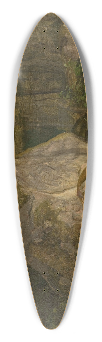 Amaldus Nielsen - Stenstudie, Ulvegjeldsheien 39.3 inch art pintail longboard deck