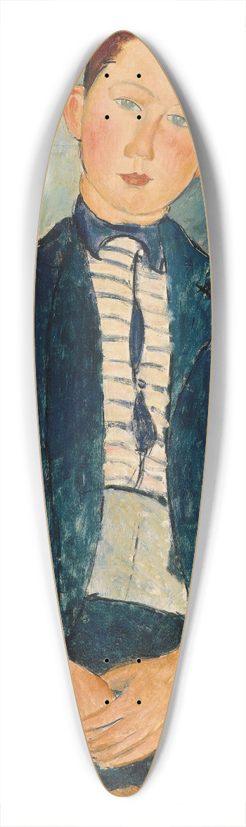 Amedeo Modigliani - Boy in a Striped Sweater 39.3 inch art pintail longboard deck