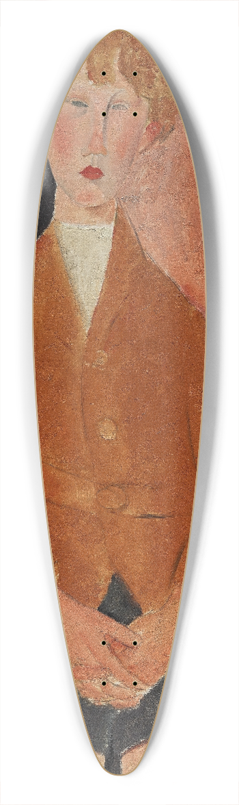 Amedeo Modigliani - Boy in Short Pants 39.3 inch art pintail longboard deck