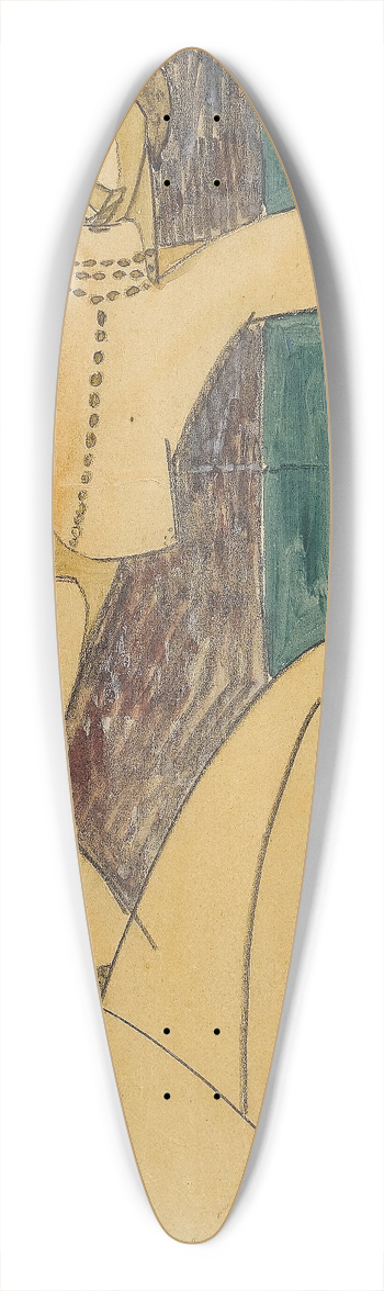 Amedeo Modigliani - Cariatide 39.3 inch art pintail longboard deck