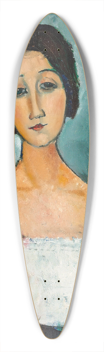 Amedeo Modigliani - Christina 39.3 inch art pintail longboard deck