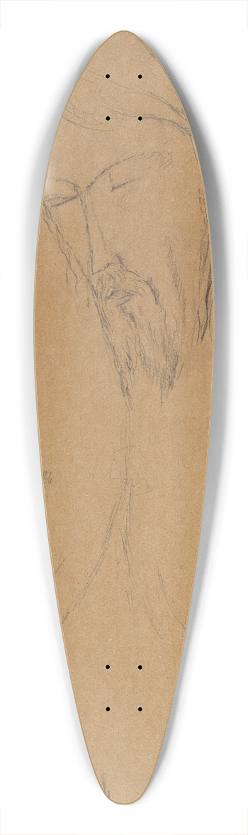 Amedeo Modigliani - Christus 39.3 inch art pintail longboard deck
