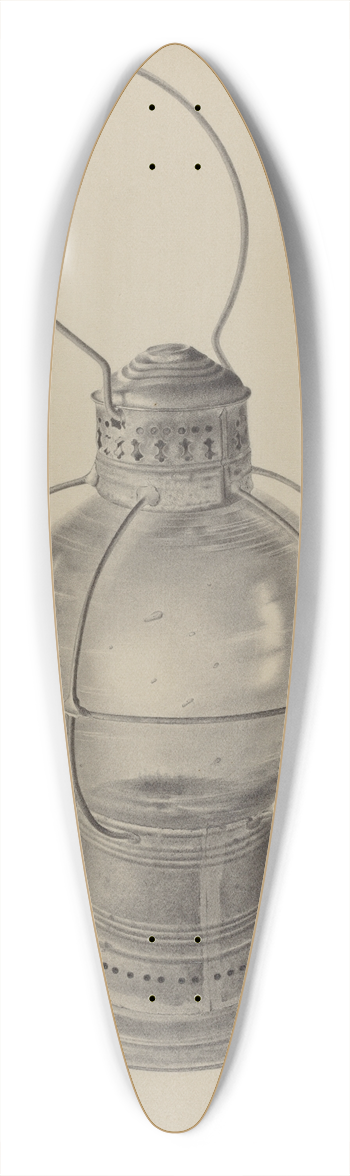 Amelia Tuccio - Hand Lantern 39.3 inch art pintail longboard deck