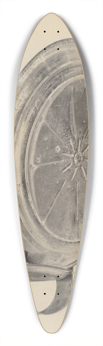 Amelia Tuccio - Sconce 39.3 inch art pintail longboard deck